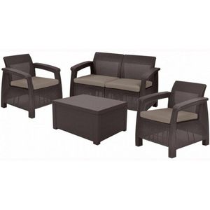 Set mobilier de gradina Corfu II BOX Maro imagine
