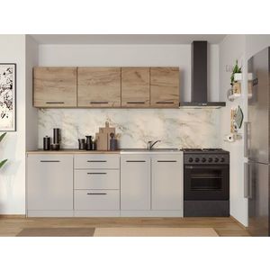 Set Mobila Bucatarie Linea 200 Casmir / Stejar C03 imagine