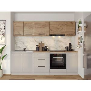 Set Mobila Bucatarie Linea 240 Casmir / Stejar C09 imagine