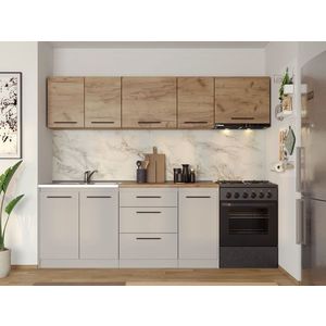 Set Mobila Bucatarie Linea 240 Casmir / Stejar C08 imagine