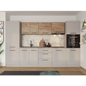 Set Mobila Bucatarie Linea 320 Casmir / Stejar C14 imagine