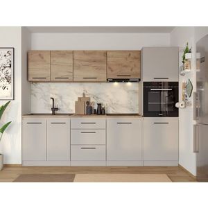 Set Mobila Bucatarie Linea 260 Casmir / Stejar C11 imagine