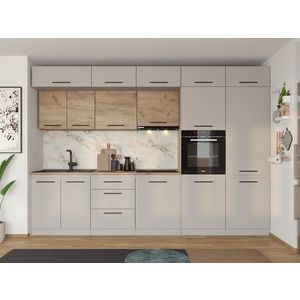 Set Mobila Bucatarie Linea 320 Casmir / Stejar C28 imagine