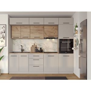 Set Mobila Bucatarie Linea 260 Casmir / Stejar C27 imagine