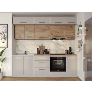 Set Mobila Bucatarie Linea 240 Casmir / Stejar C26 imagine