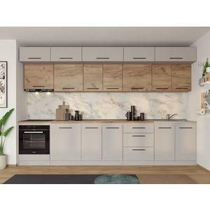 Set Mobila Bucatarie Linea 340 Casmir / Stejar C31 imagine