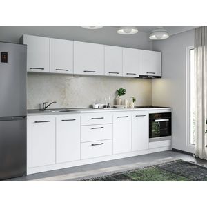 Set Mobila Bucatarie Mina Pure 280 Alb C155 imagine
