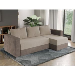 Coltar Extensibil Alfa Catifea Bej / Reiat Cappuccino imagine