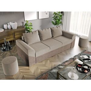 Canapea Extensibila Cali Catifea Bej / Reiat Cappuccino imagine