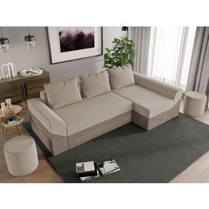 Coltar Extensibil Cali Catifea Bej / Reiat Cappuccino imagine