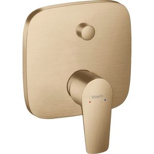 Baterie cada - dus Hansgrohe Talis E cu montaj incastrat necesita corp ingropat bronz periat imagine