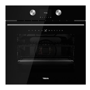 Cuptor incorporabil Teka Steak Master grill 2x1200 W gratar fonta 63 litri 12 functii DualClean design Infinity - cristal negru imagine
