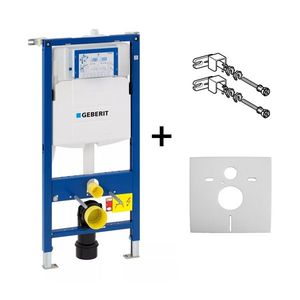 Set rezervor incastrat cu cadru Geberit Duofix Sigma UP320 de 12cm set fixare si set fonoizolant incluse imagine