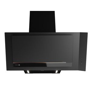 Hota Teka Infinity G1 DVI 98-G1 EOS BM design vertical 90cm Fresh AIR 786 m3/h free outlet sticla neagra imagine