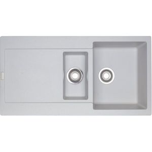 Chiuveta bucatarie Franke Maris MRG 651 reversibila 970x500mm tehnologie Sanitized fragranite Bianco imagine