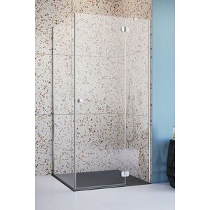 Cabina de dus dreptunghiulara Radaway Torrenta KDJ 90x100cm orientare dreapta profile crom imagine