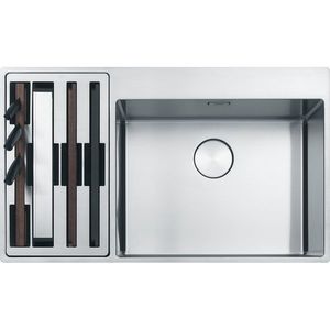 Chiuveta bucatarie Franke Box Center BWX 220-54-27 picurator stanga 860x510mm inox lucios imagine