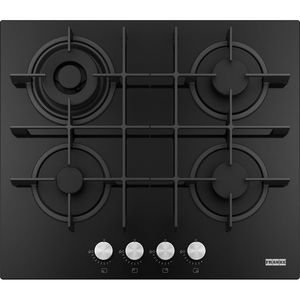 Plita gaz incorporabila Franke Maris FHMA 604 3G DC BK C cu 4 arzatoare 60cm gratare fonta Nero imagine