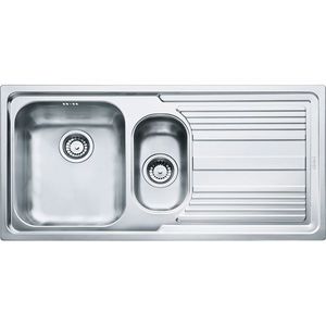 Chiuveta bucatarie Franke Logica Line LLX 651 slim picurator dreapta 1000x500mm inox lucios imagine