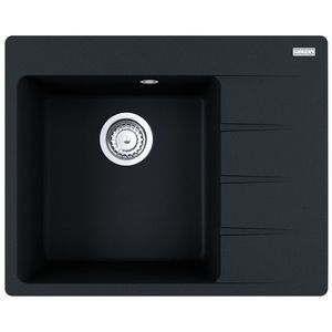 Chiuveta bucatarie Franke Centro CNG 611/211-62 DR picurator dreapta 62x50cm fragranite Nero imagine