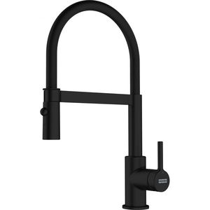 Baterie bucatarie semi-profesionala Franke Lina dus cu jet dublu Matte Black imagine