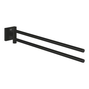 Bara dubla port-prosop Grohe Start Cube 44cm matte black imagine