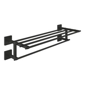 Etajera portprosop Grohe Start Cube matte black imagine