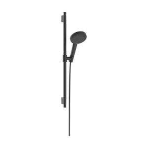 Set de dus Hansgrohe Raindance Alive Select S 125 3jet EcoSmart cu bara Unica S Puro 65cm negru periat imagine