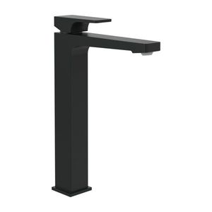 Baterie lavoar Villeroy & Boch Architectura Square pentru lavoar tip bol ventil click-clack negru mat imagine