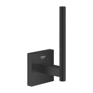 Suport rezerva hartie igienica Grohe Start Cube matte black imagine