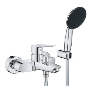 Baterie cada Grohe Start cu set de dus Vitalio Start cu agatatoare crom imagine