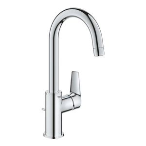 Baterie lavoar Grohe Start Edge L cu pipa pivotanta ventil pop-up crom imagine