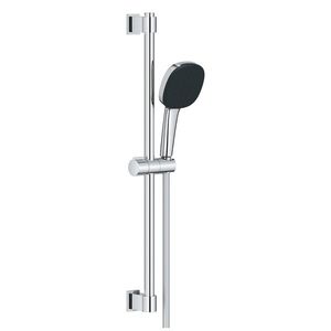 Set de dus Grohe Vitalio Comfort 110 II cu para de dus cu 2 jeturi furtun si bara 60cm crom imagine