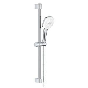 Set de dus Grohe Tempesta Cube 110 II cu para cu 2 jeturi furtun 175 si bara 60cm crom imagine