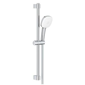 Set de dus Grohe Tempesta Cube 110 II cu para SmartSwitch cu 2 jeturi furtun 175 si bara 60cm crom imagine