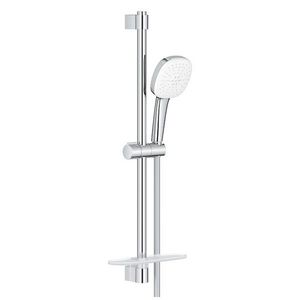 Set de dus Grohe Tempesta Cube 110 II cu para cu 2 jeturi savoniera furtun 175 si bara 60cm crom imagine