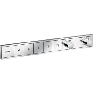 Baterie cada - dus termostatata Hansgrohe RainSelect cu 5 functii montaj incastrat necesita corp ingropat crom imagine