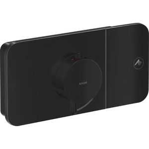 Baterie dus termostatata Axor ONE cu 1 functie montaj incastrat necesita corp ingropat negru mat imagine