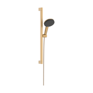 Set de dus Hansgrohe Raindance Alive Select S 125 3jet EcoSmart cu bara Unica E Puro 65cm bronz periat imagine