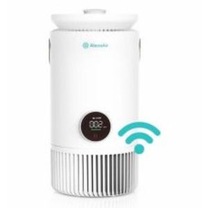 Purificator si umidificator AlecoAir PU50 Nuo, WiFi, Capacitate umidificare 600 ml/h, True HEPA, Lampa UV-c, Ionizare, PM 2.5 imagine