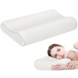 HOMCOM Pernă Memory Foam cu Husă Detașabilă 60x40x10/12 cm Crem | Aosom Romania imagine
