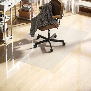 HOMCOM Covoraș Transparent din Plastic pentru Scaun de Birou, 100x150 cm | Aosom Romania imagine