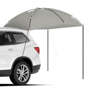 Outsunny Cort solare tonel barnum umbrar ajustabil în cupolă oțel poliester densitate mare 190T sac de transport inclus gri | Aosom Romania imagine