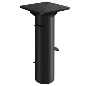 Outsunny Pied de parasol rectangulaire suport pentru umbrelă din metal îngropat pentru terasă piscină 16, 5 x 16, 5 x 40 cm gri închis | Aosom Romania imagine