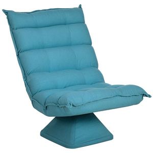 HOMCOM Fotoliu de sol paresos fotoliu relax fotoliu lounge design căptușit înclinare reglabilă pivotant 360° | Aosom Romania imagine