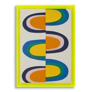 Mauro Ferretti Tablou Pictat Pe Panza, Pop Art, Cu Rama -A- Cm 50X3, 3X68 | Aosom Romania imagine