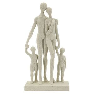 Mauro Ferretti Statuetă Familie Cm 16X8X30, 3 | Aosom Romania imagine