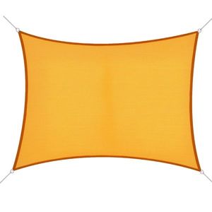 Outsunny Voal de umbrire Panza Solara rectangulara 6L x 4l m HDPE Galben | Aosom Romania imagine