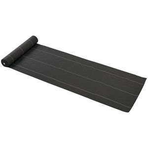 Outsunny Pânze de mulci - pânză de mulci anti buruieni 130 g/m² rezistentă la rupere permeabilă la apă anti UV 92L x 1l m | Aosom Romania imagine