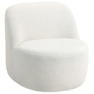 HOMCOM Fotoliu pentru Living în Stil Modern cu Spătar Ergonomic Crem | Aosom Romania imagine